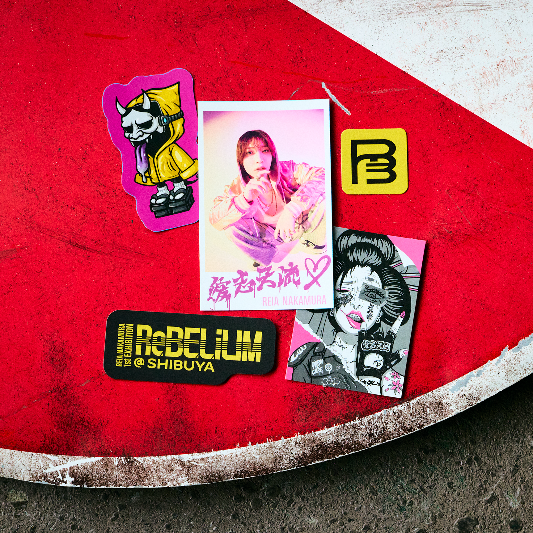 中村 嶺亜 個展 ReBELiUM @SHIBUYA グッズ 全種 GOODS – REIA NAKAMURA 1st EXHIBITION ReBELiUM @SHIBUYA